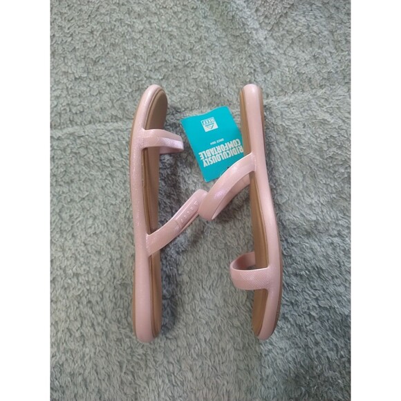 Reef Pink Slide On Sandals Size 6 Nwt - Picture 5 of 9